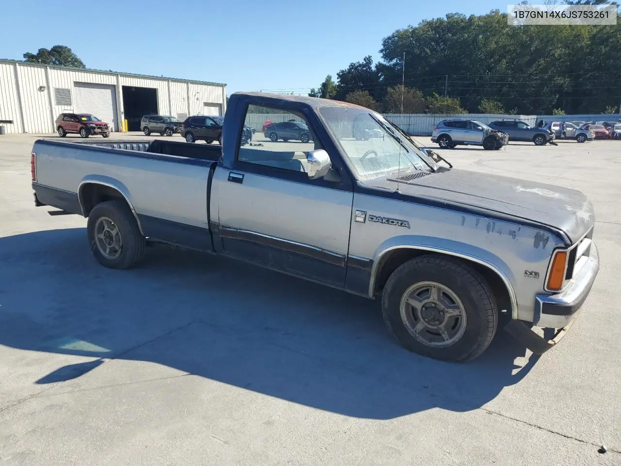 1B7GN14X6JS753261 1988 Dodge Dakota