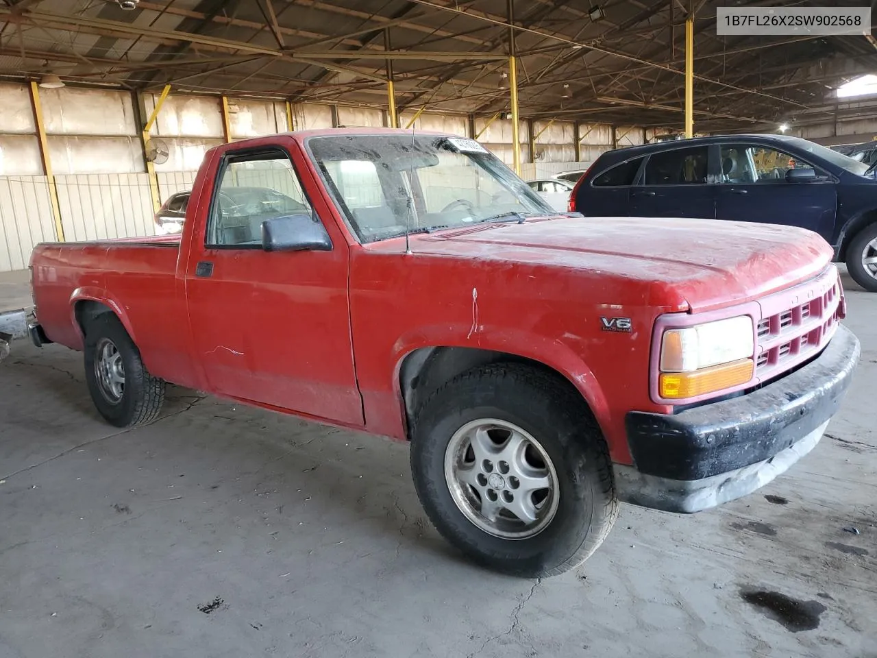 1995 Dodge Dakota VIN: 1B7FL26X2SW902568 Lot: 42760295