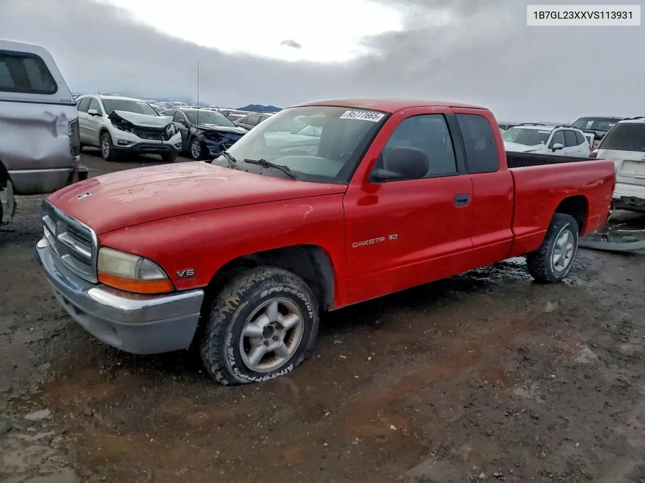 1B7GL23XXVS113931 1997 Dodge Dakota