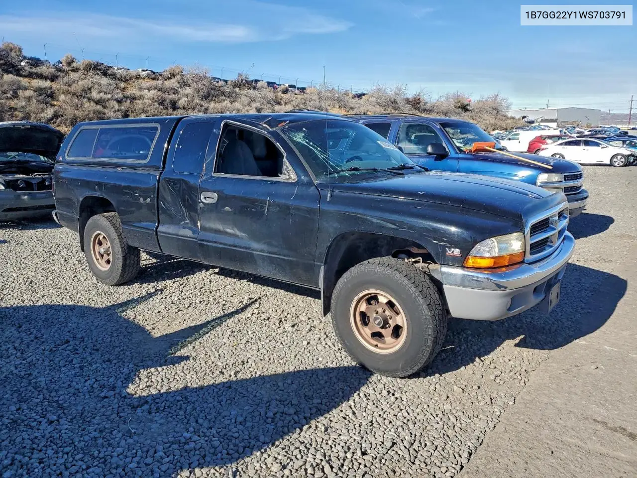 1B7GG22Y1WS703791 1998 Dodge Dakota