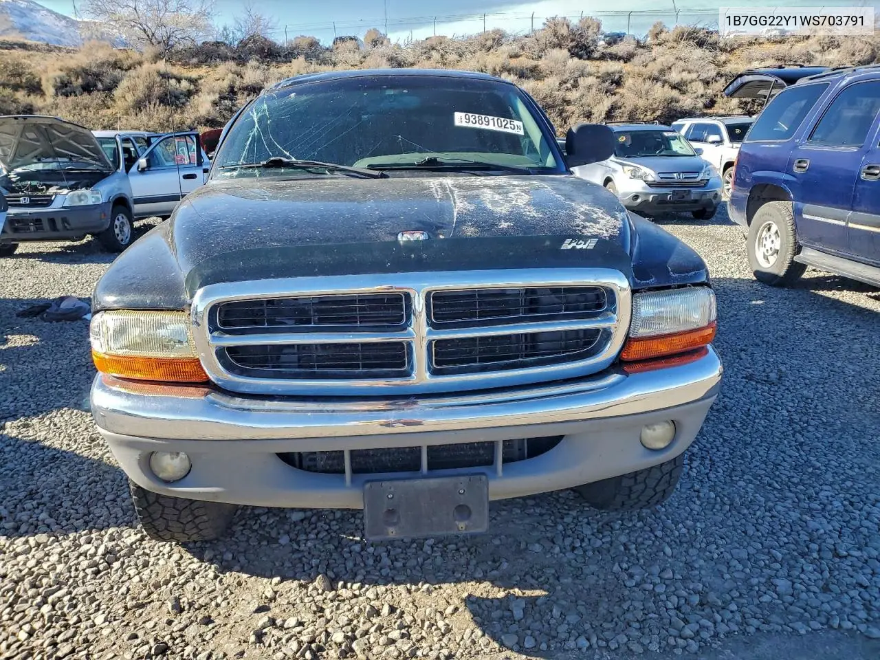 1B7GG22Y1WS703791 1998 Dodge Dakota