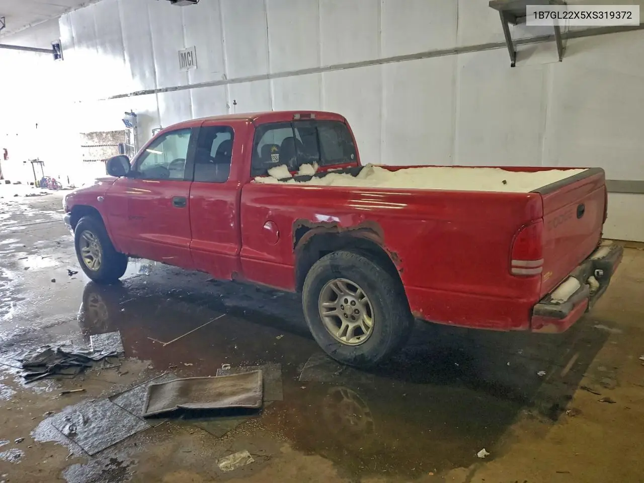 1B7GL22X5XS319372 1999 Dodge Dakota