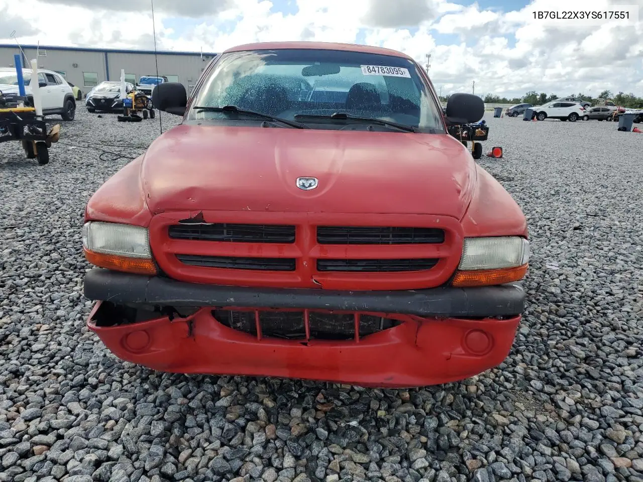 1B7GL22X3YS617551 2000 Dodge Dakota