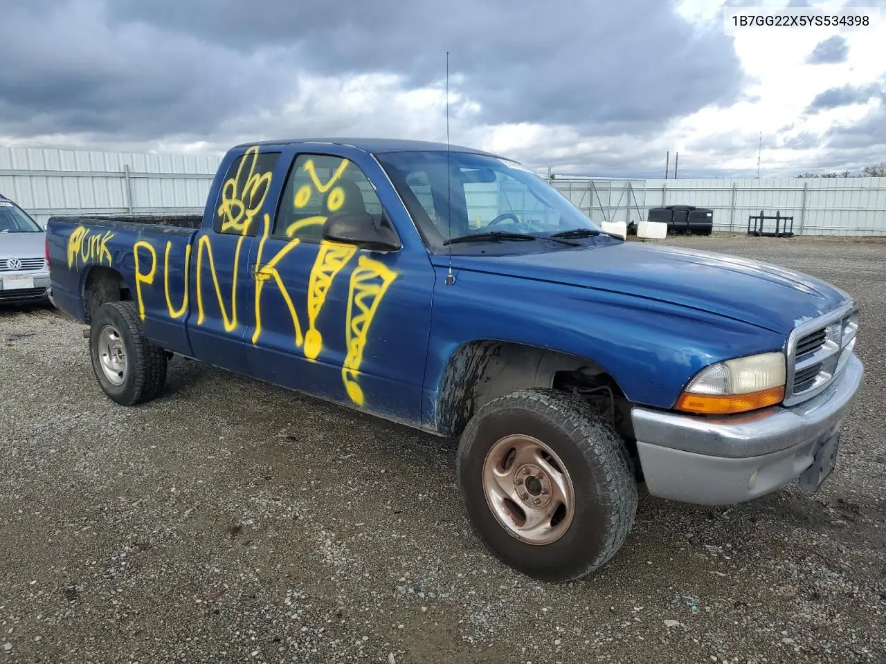 1B7GG22X5YS534398 2000 Dodge Dakota