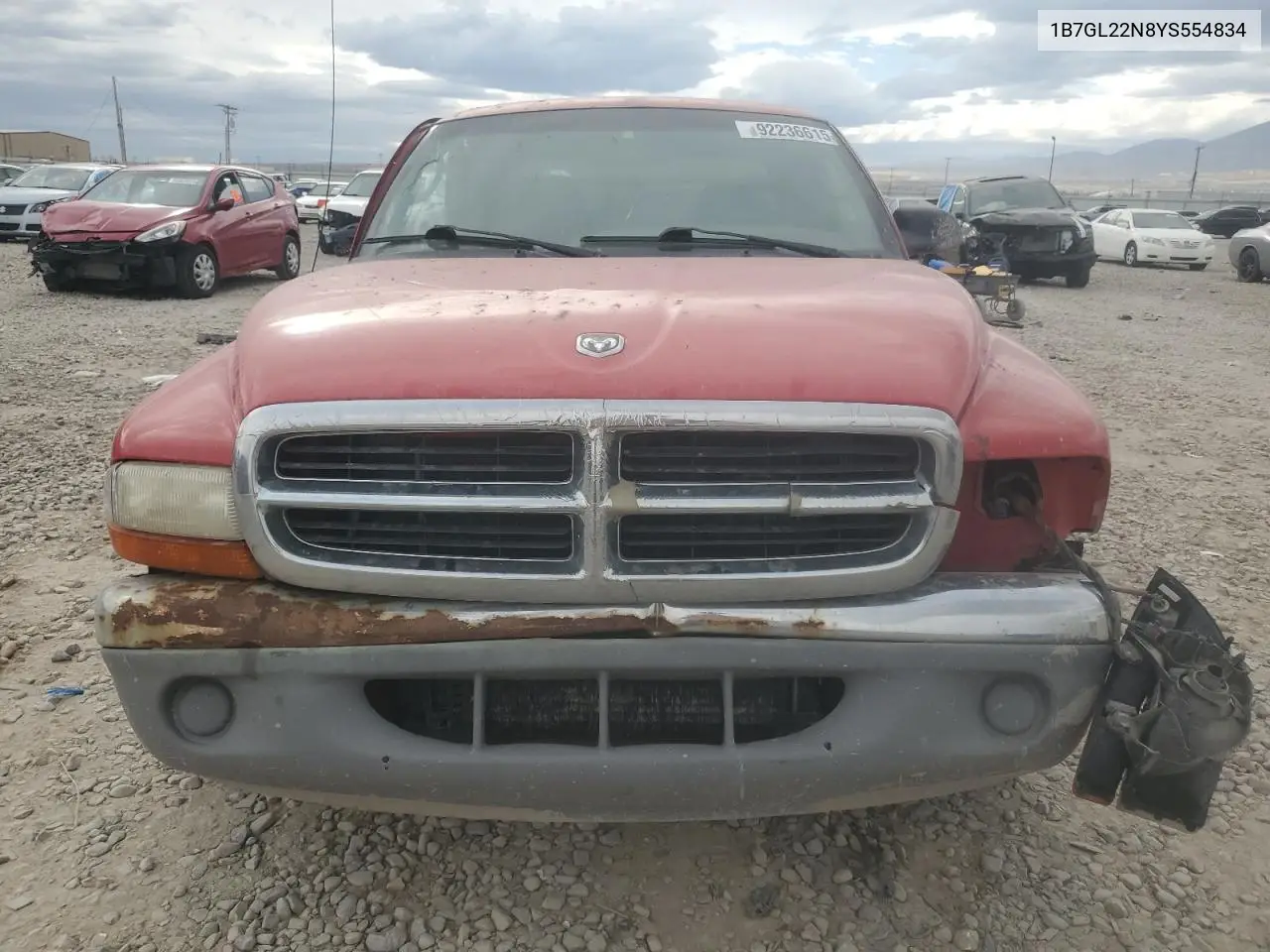 1B7GL22N8YS554834 2000 Dodge Dakota