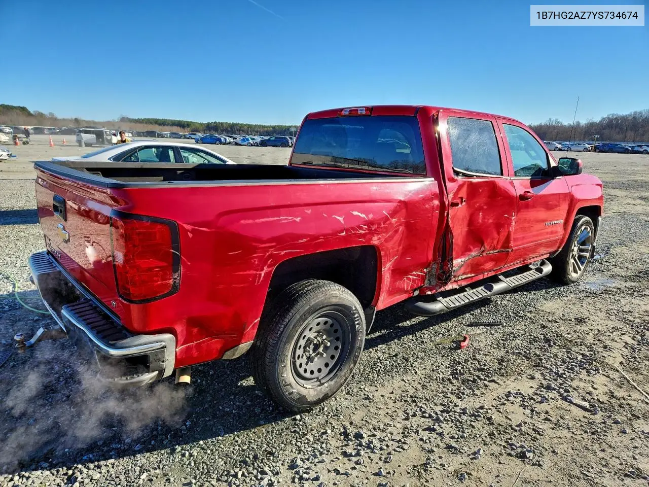 1B7HG2AZ7YS734674 2000 Dodge Dakota Quad