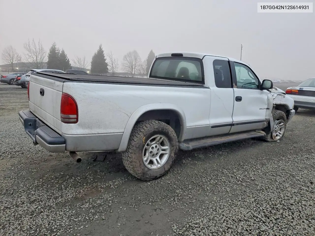 2002 Dodge Dakota Slt VIN: 1B7GG42N12S614931 Lot: 72992145