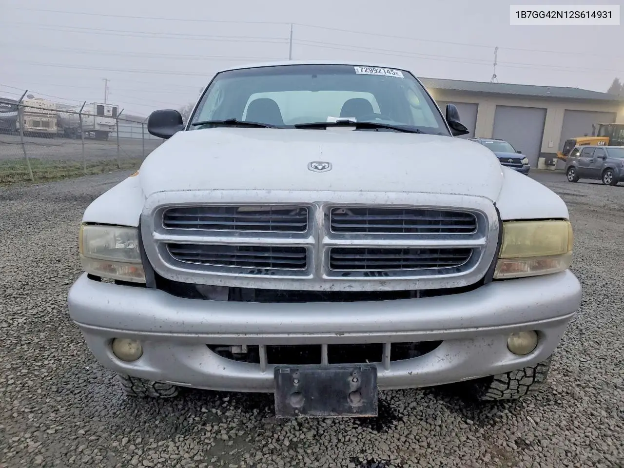 2002 Dodge Dakota Slt VIN: 1B7GG42N12S614931 Lot: 72992145