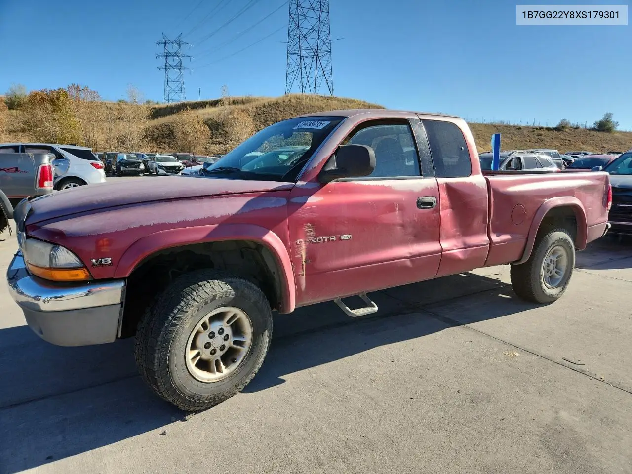 1B7GG22Y8XS179301 2002 Dodge Dakota