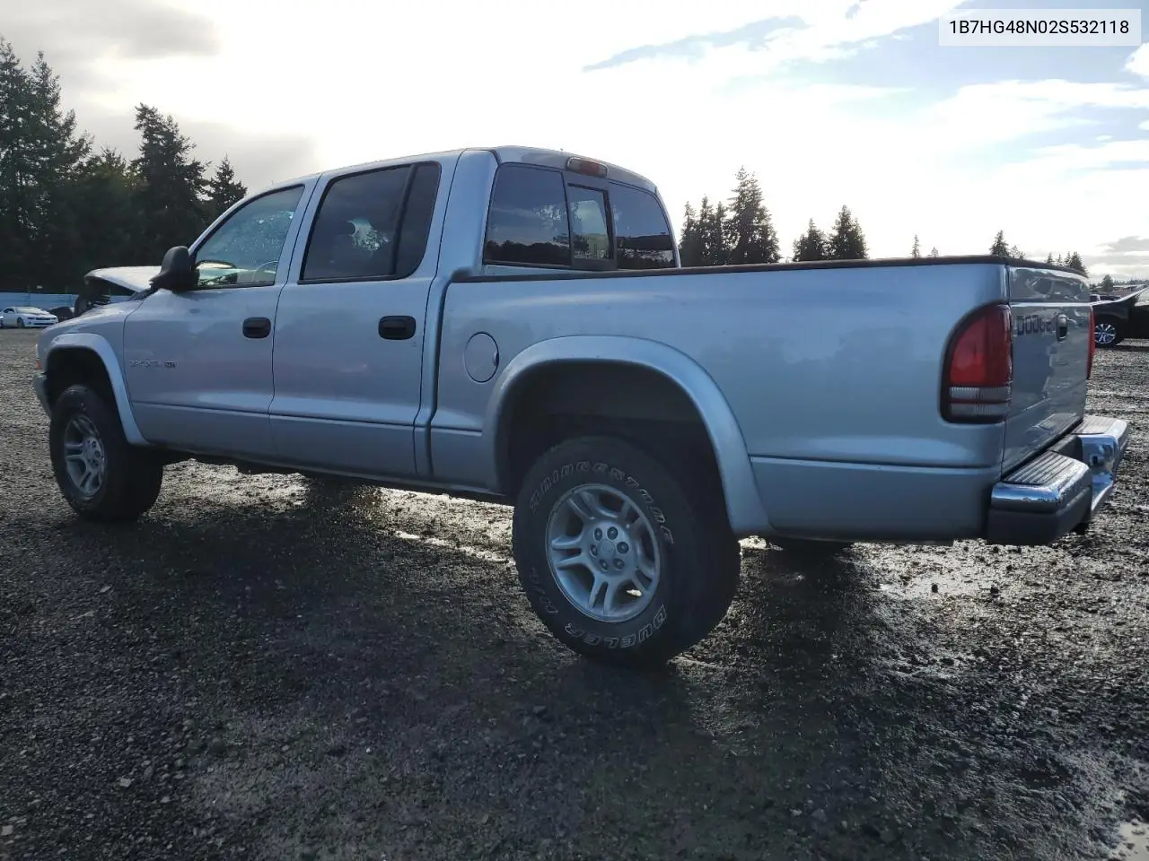 1B7HG48N02S532118 2002 Dodge Dakota Quad Slt