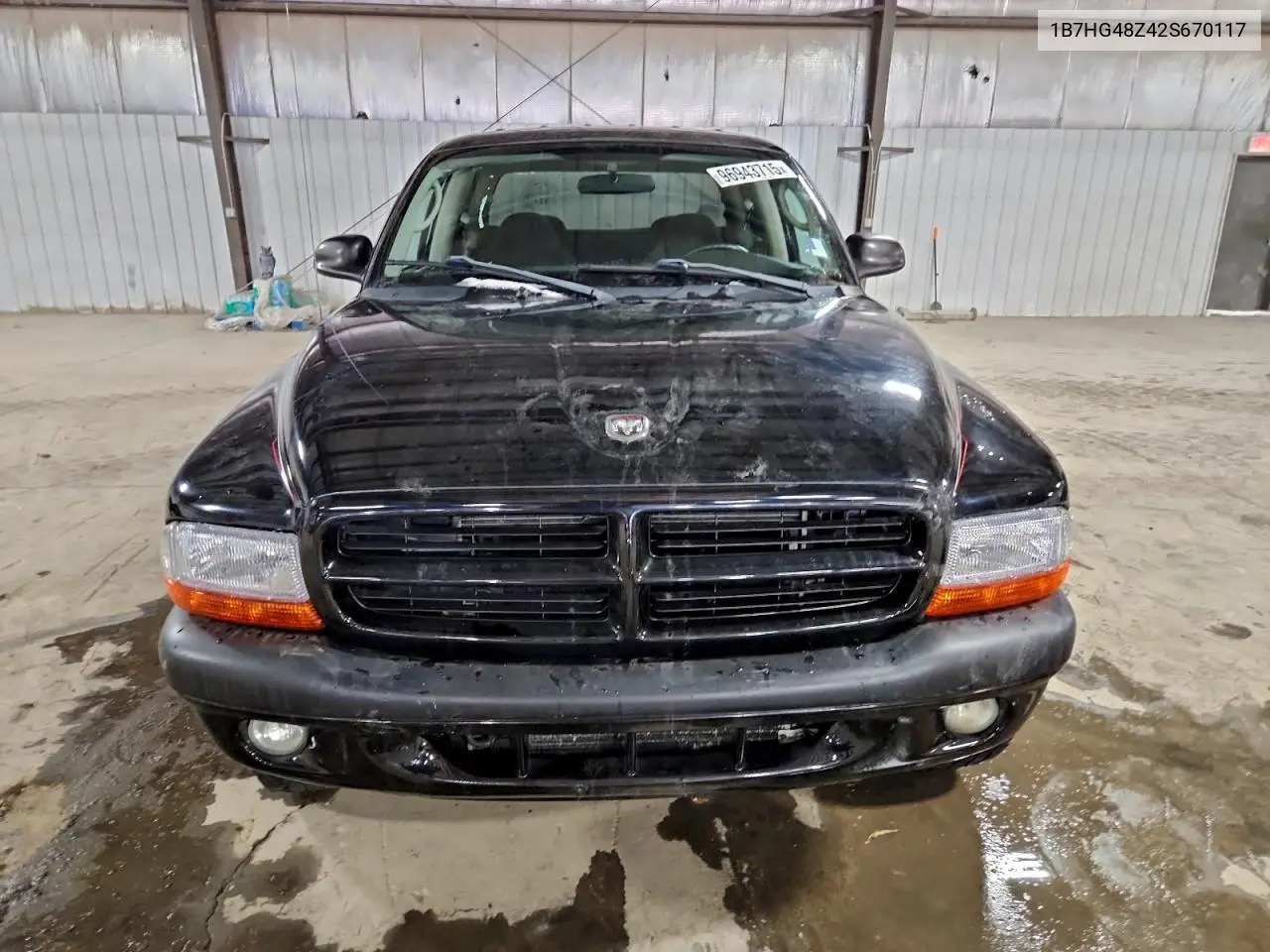 1B7HG48Z42S670117 2002 Dodge Dakota Quad Slt