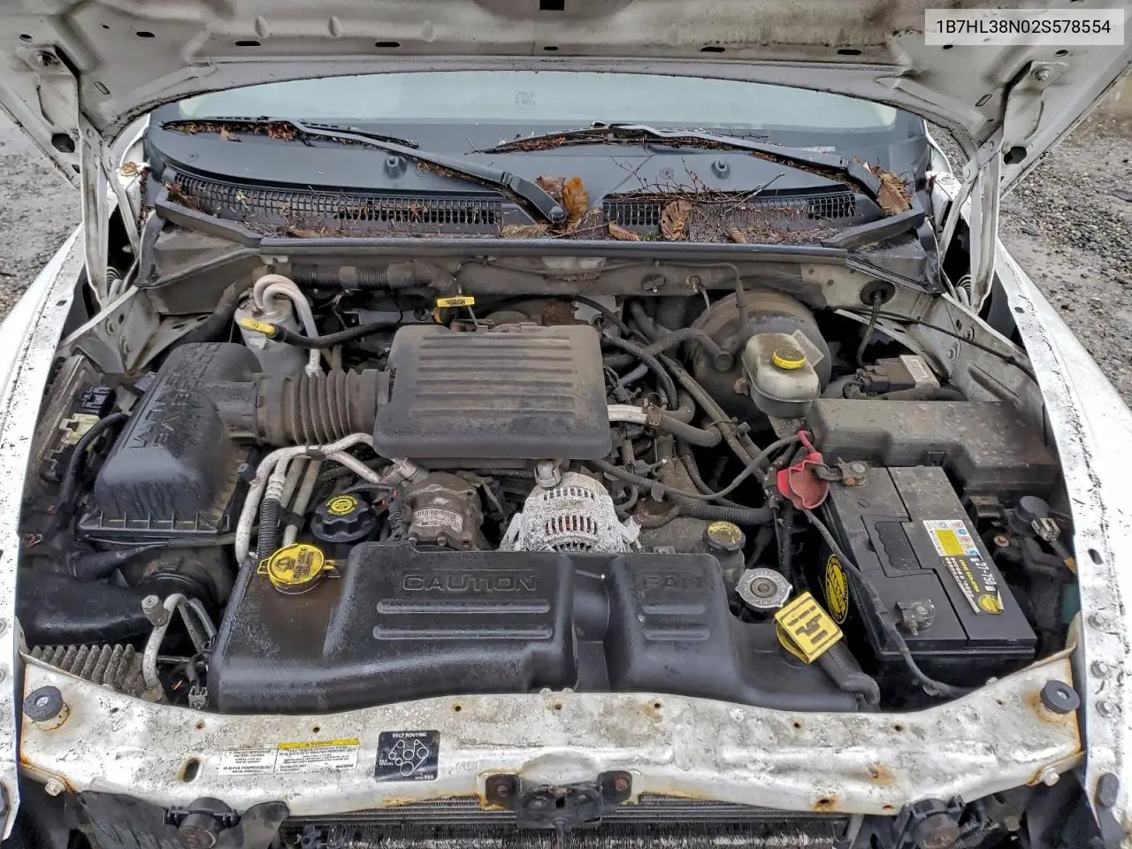 1B7HL38N02S578554 2002 Dodge Dakota Quad Sport