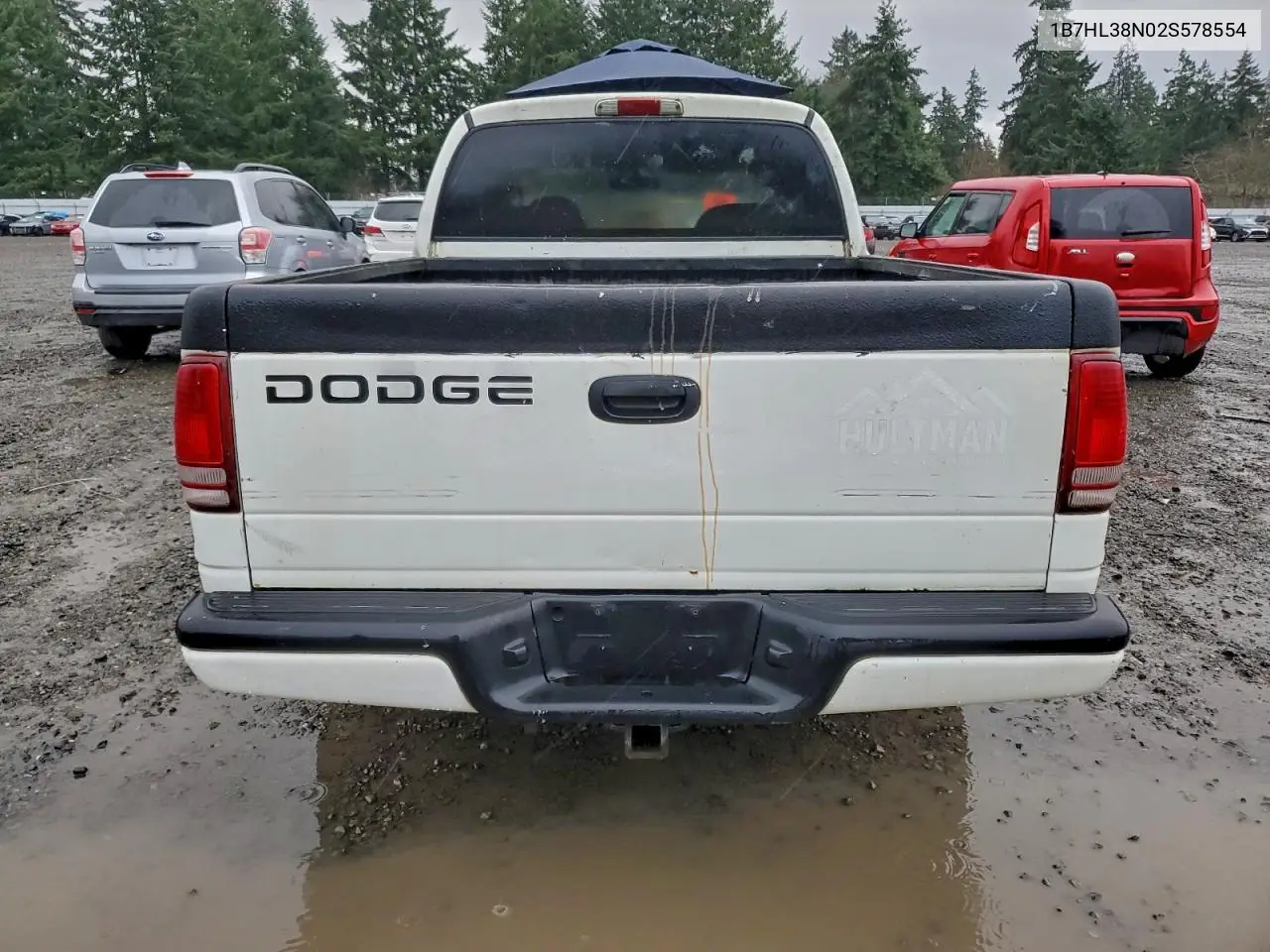1B7HL38N02S578554 2002 Dodge Dakota Quad Sport