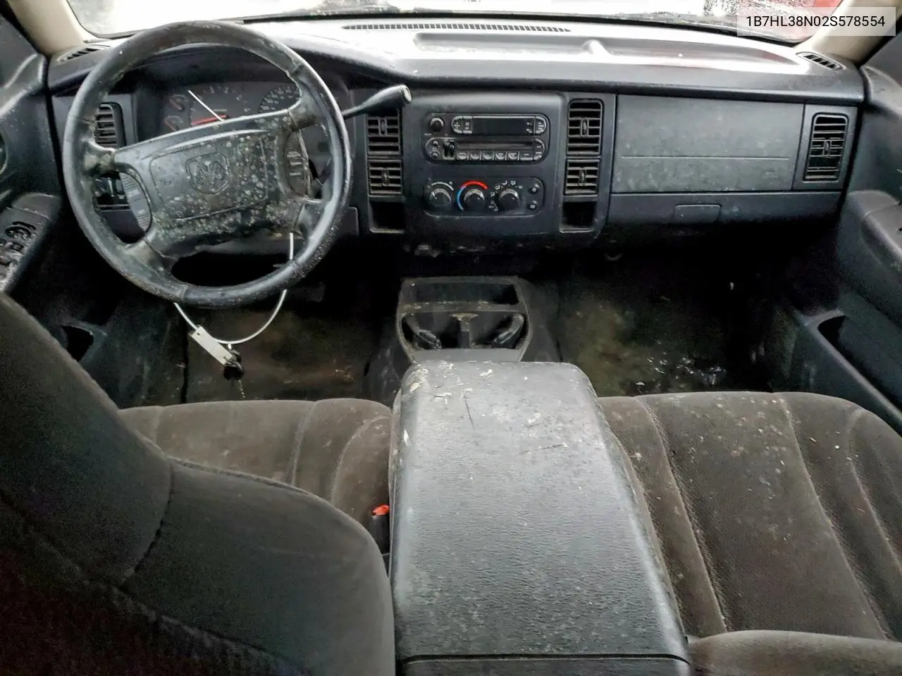 1B7HL38N02S578554 2002 Dodge Dakota Quad Sport