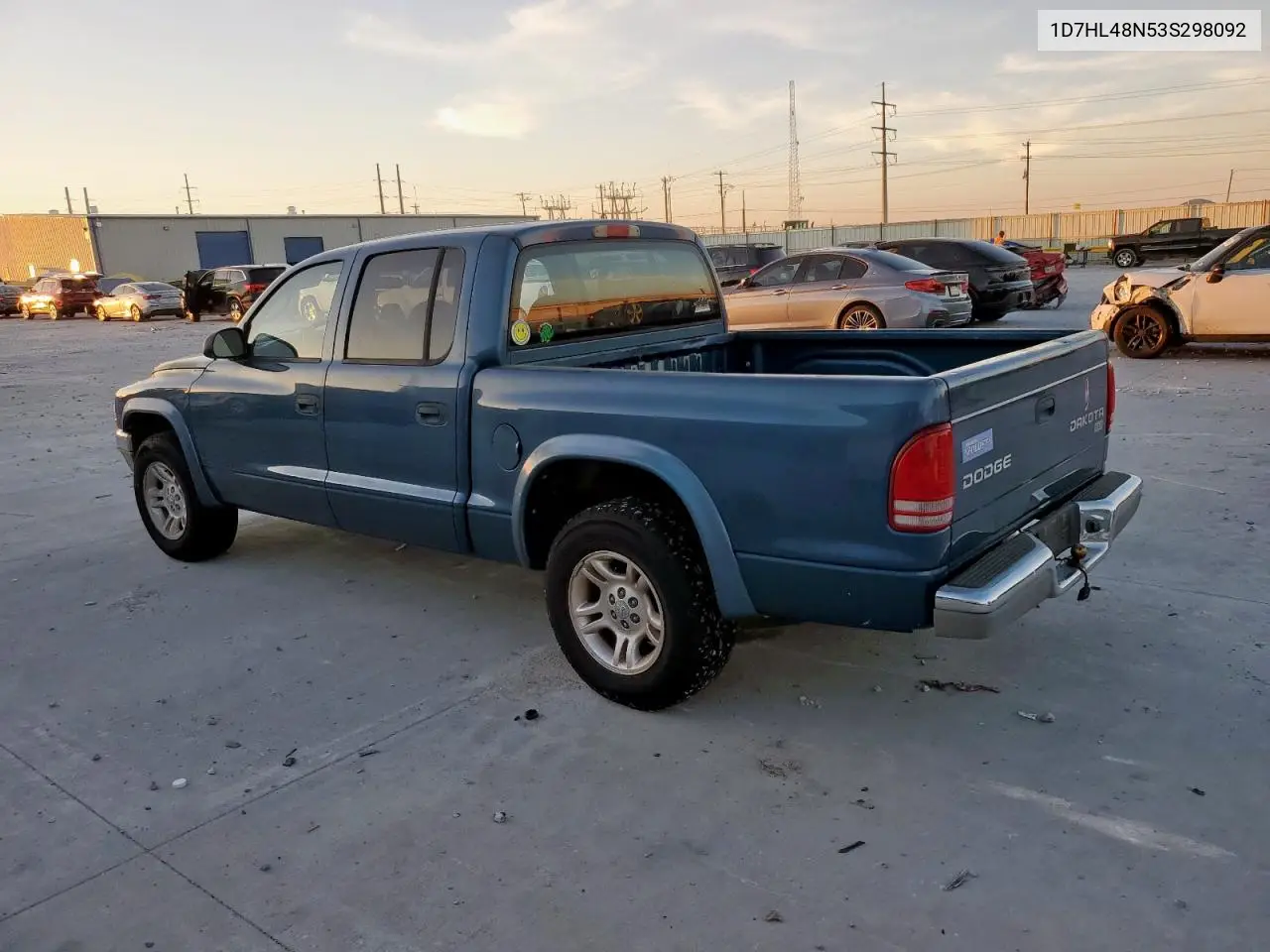 1D7HL48N53S298092 2003 Dodge Dakota Quad Slt