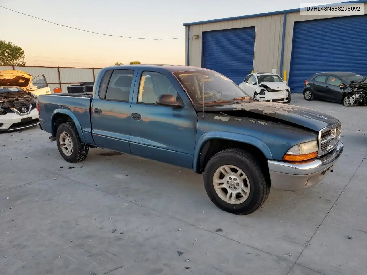 1D7HL48N53S298092 2003 Dodge Dakota Quad Slt