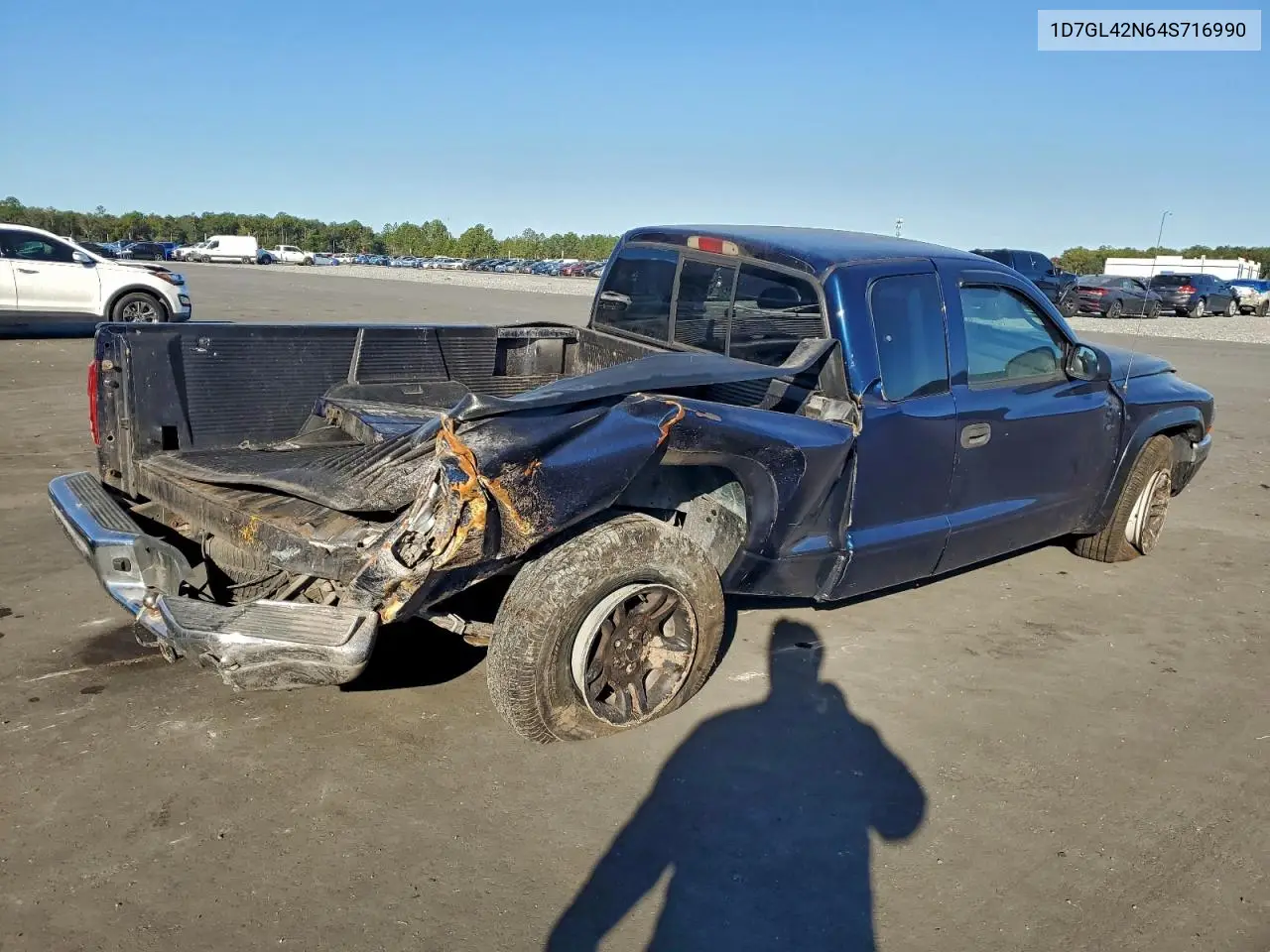 1D7GL42N64S716990 2004 Dodge Dakota