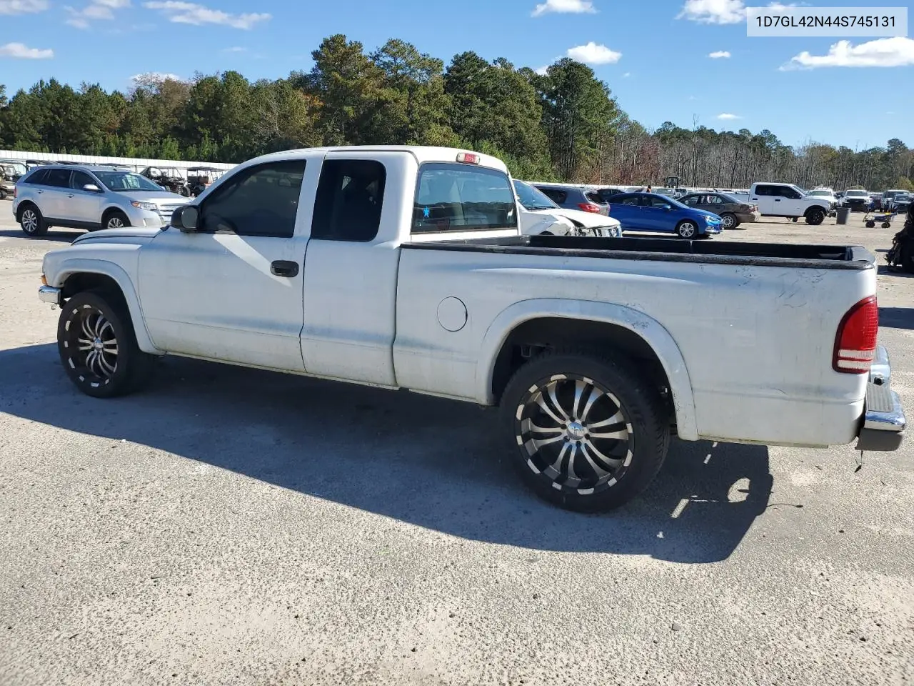 1D7GL42N44S745131 2004 Dodge Dakota Slt