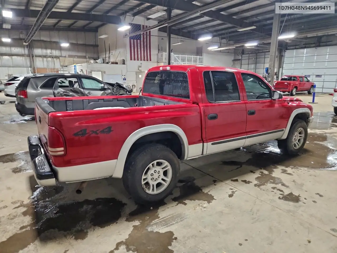 1D7HG48N94S699411 2004 Dodge Dakota Quad Slt