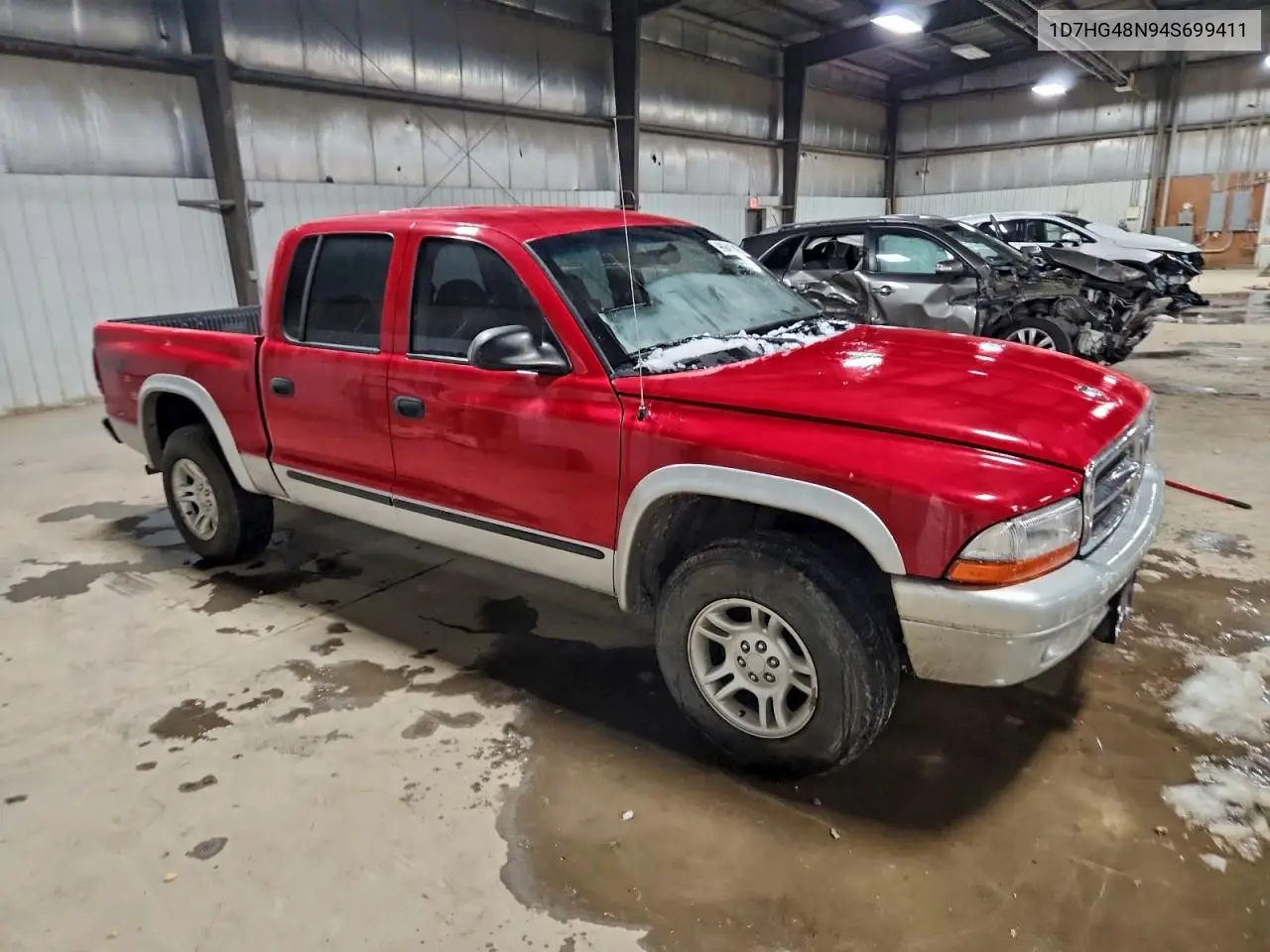 1D7HG48N94S699411 2004 Dodge Dakota Quad Slt