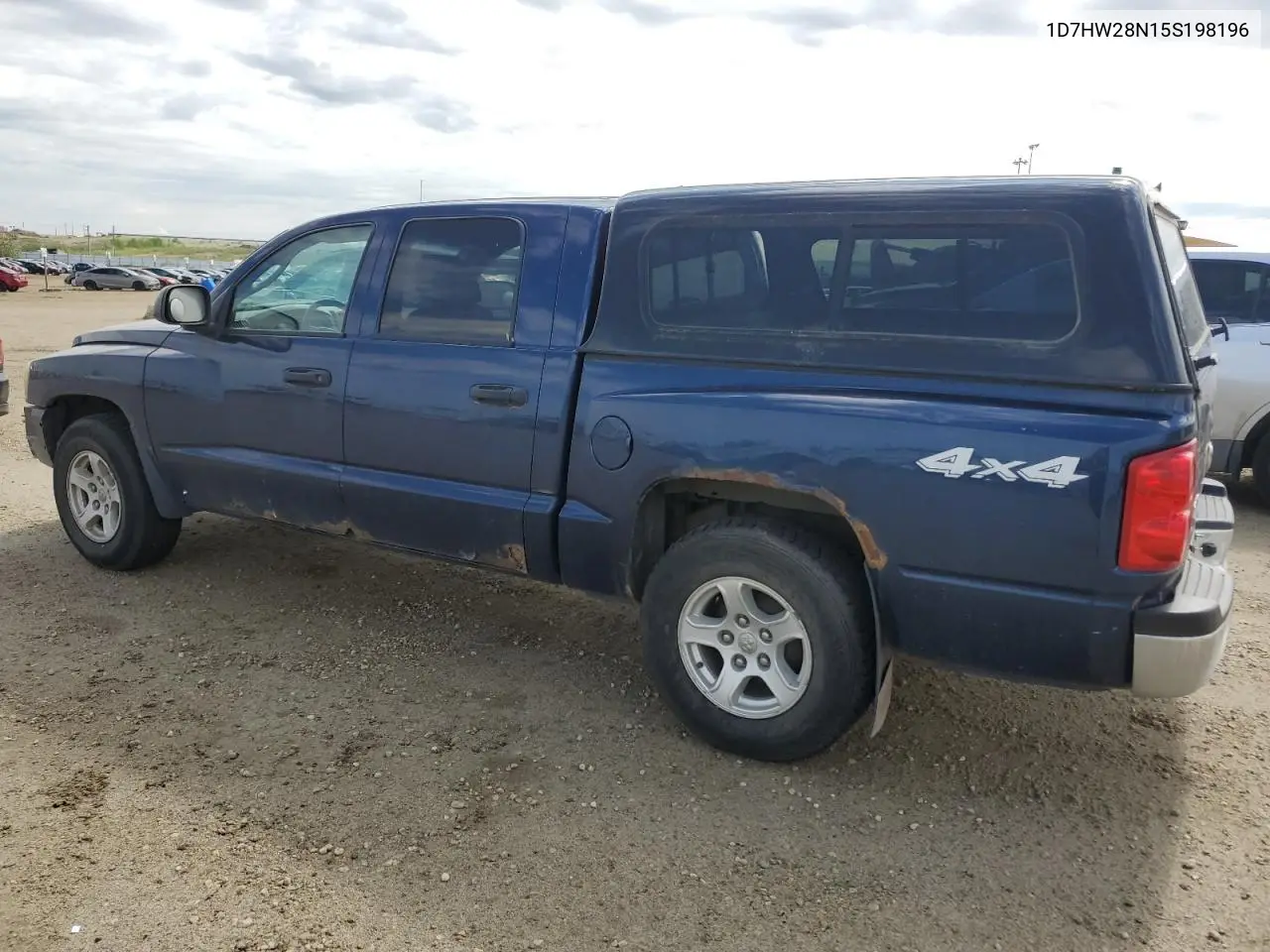 2005 Dodge Dakota Quad VIN: 1D7HW28N15S198196 Lot: 58234305