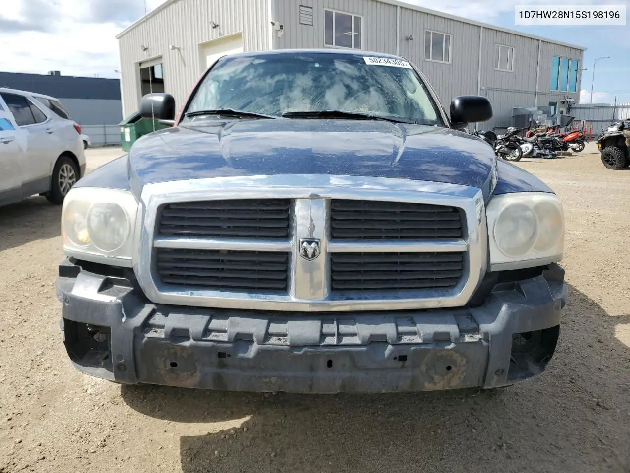 2005 Dodge Dakota Quad VIN: 1D7HW28N15S198196 Lot: 58234305