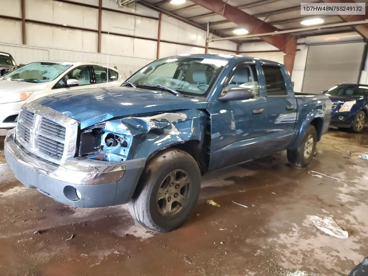 1D7HW48N75S249132 2005 Dodge Dakota Quad Slt