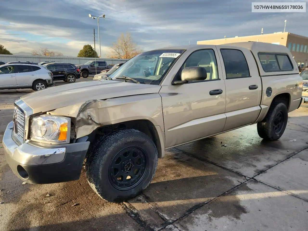 1D7HW48N65S178036 2005 Dodge Dakota Quad Slt