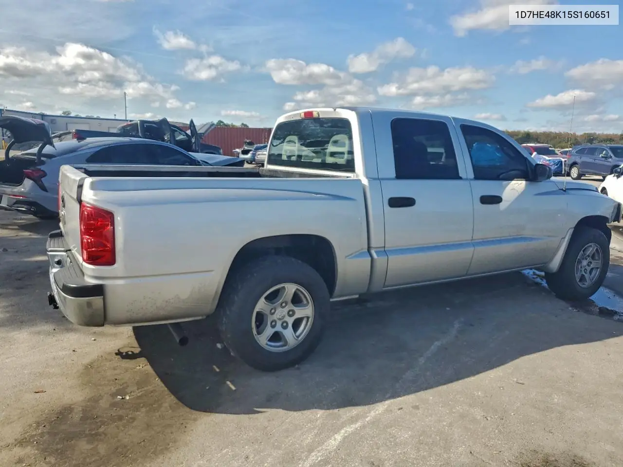 1D7HE48K15S160651 2005 Dodge Dakota Quad Slt