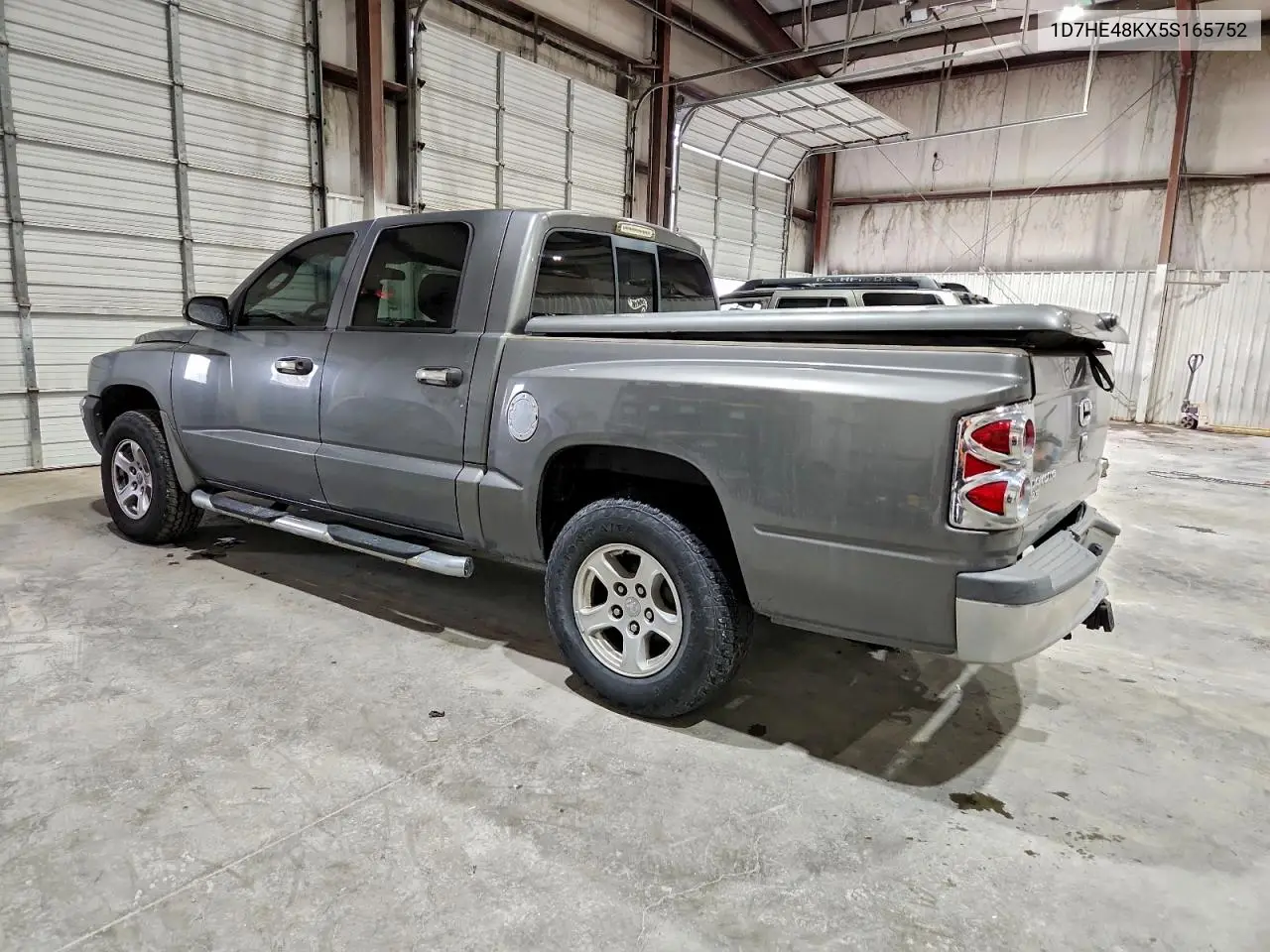 1D7HE48KX5S165752 2005 Dodge Dakota Quad Slt