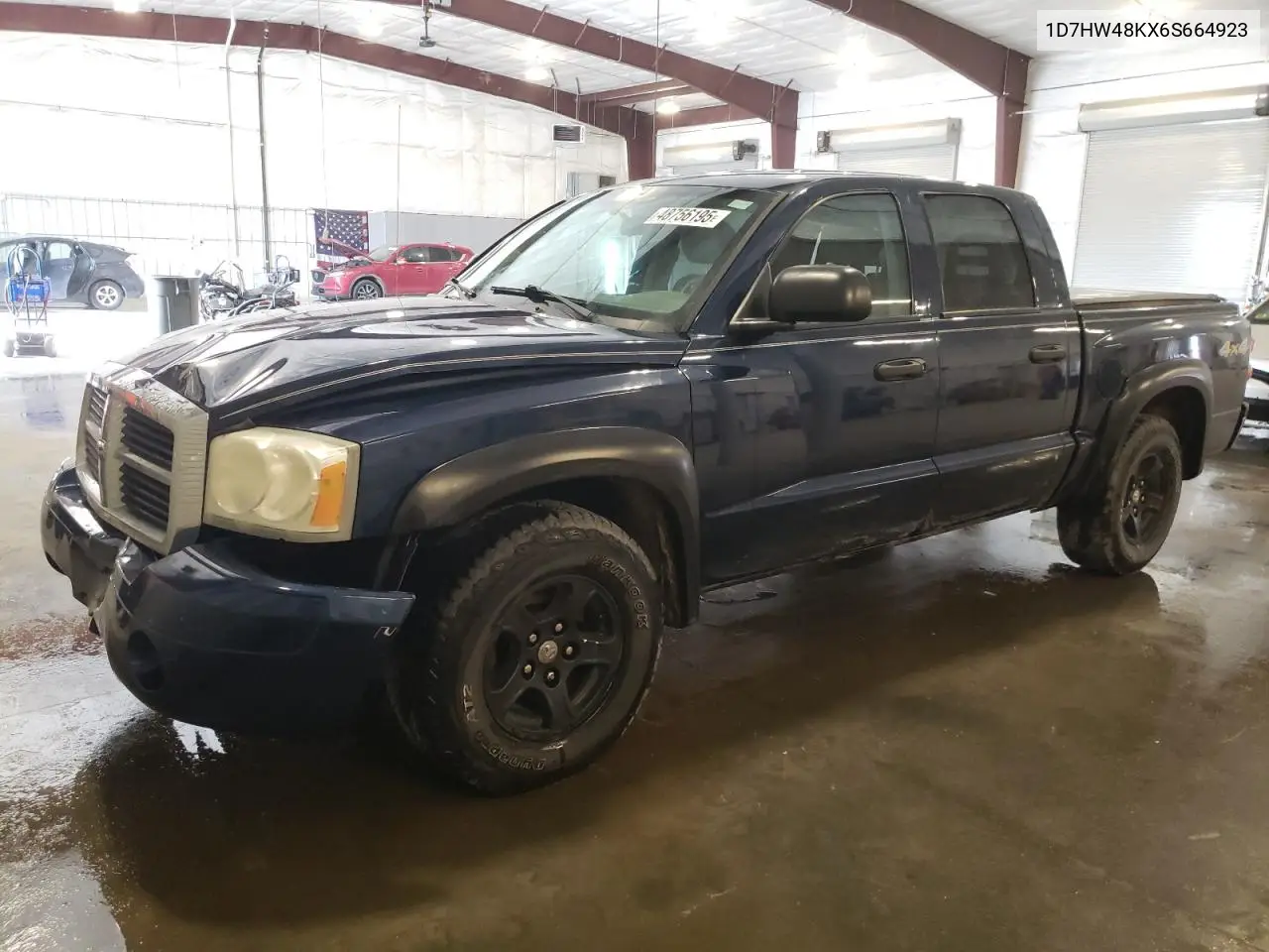 2006 Dodge Dakota Quad Slt VIN: 1D7HW48KX6S664923 Lot: 48756195
