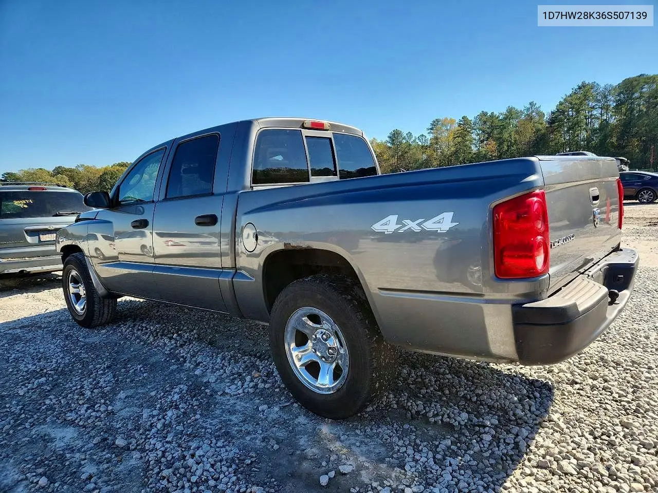 1D7HW28K36S507139 2006 Dodge Dakota Quad