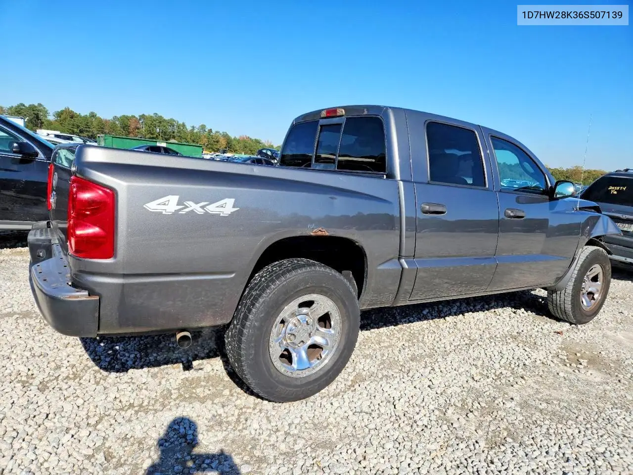 1D7HW28K36S507139 2006 Dodge Dakota Quad