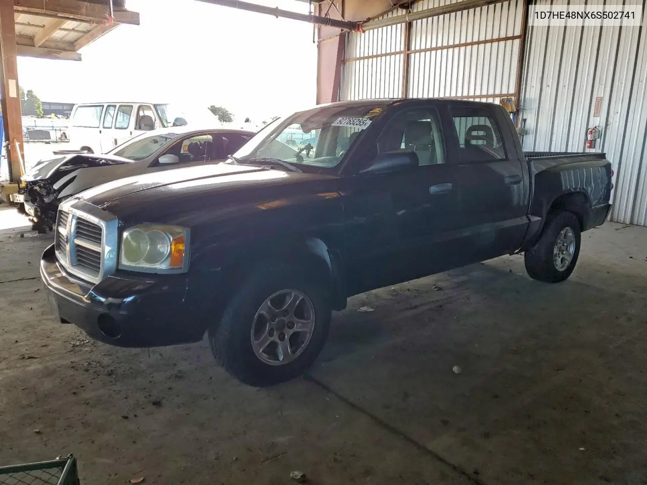1D7HE48NX6S502741 2006 Dodge Dakota Quad Slt