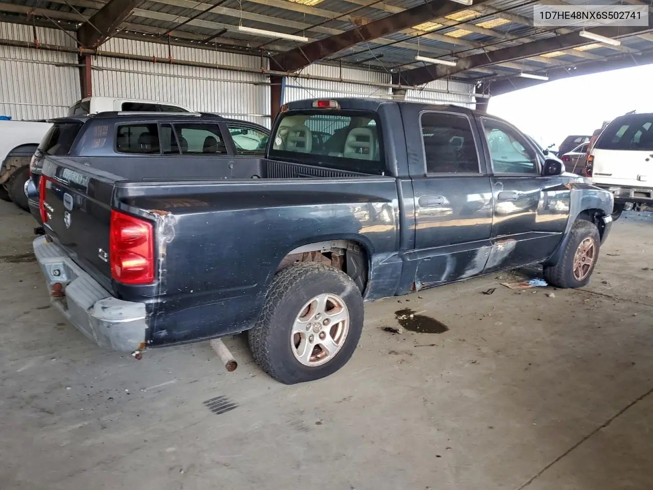 1D7HE48NX6S502741 2006 Dodge Dakota Quad Slt