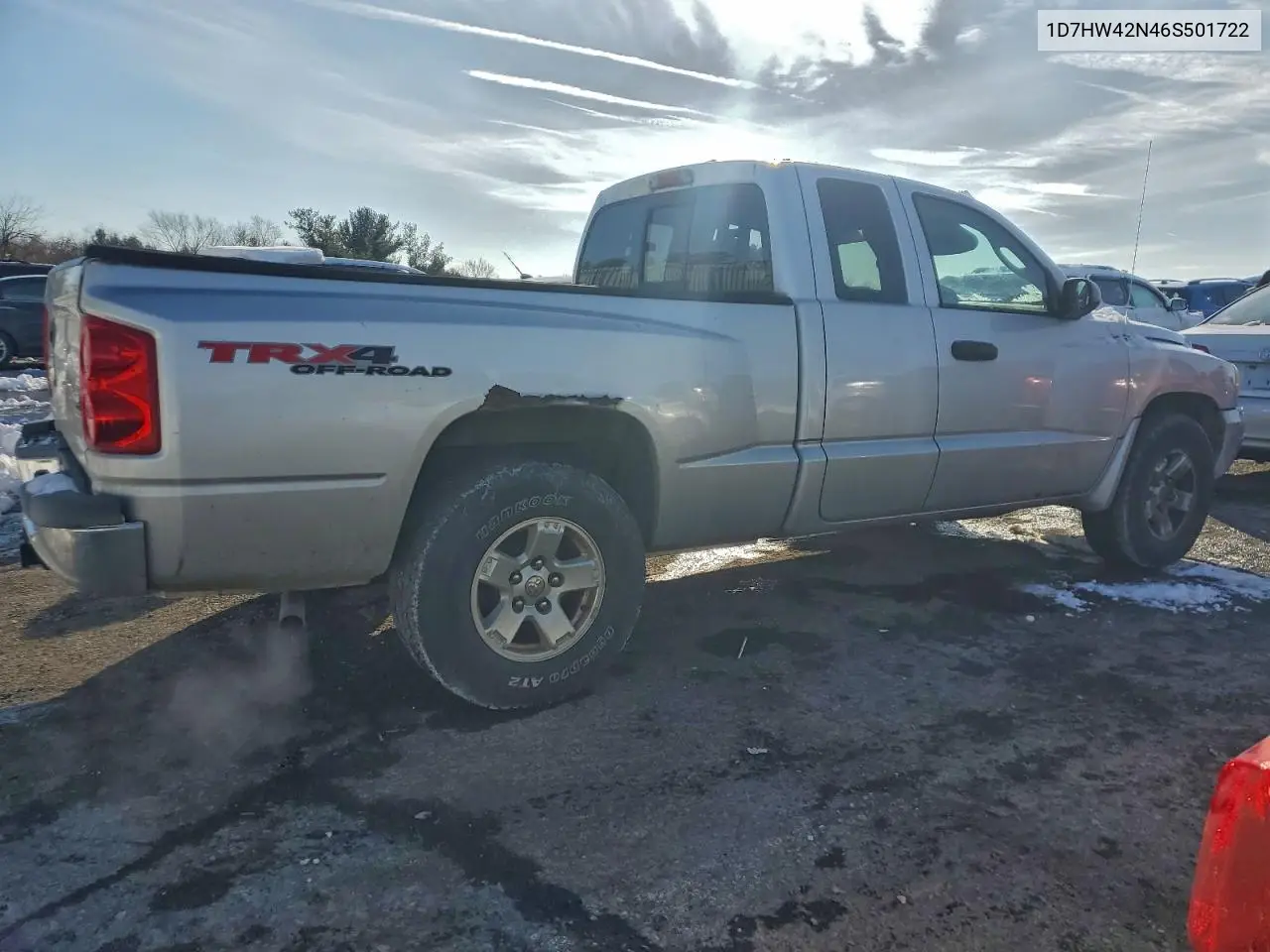 1D7HW42N46S501722 2006 Dodge Dakota Slt