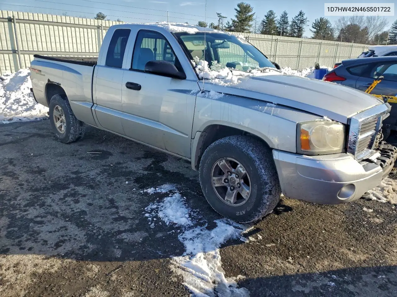 1D7HW42N46S501722 2006 Dodge Dakota Slt