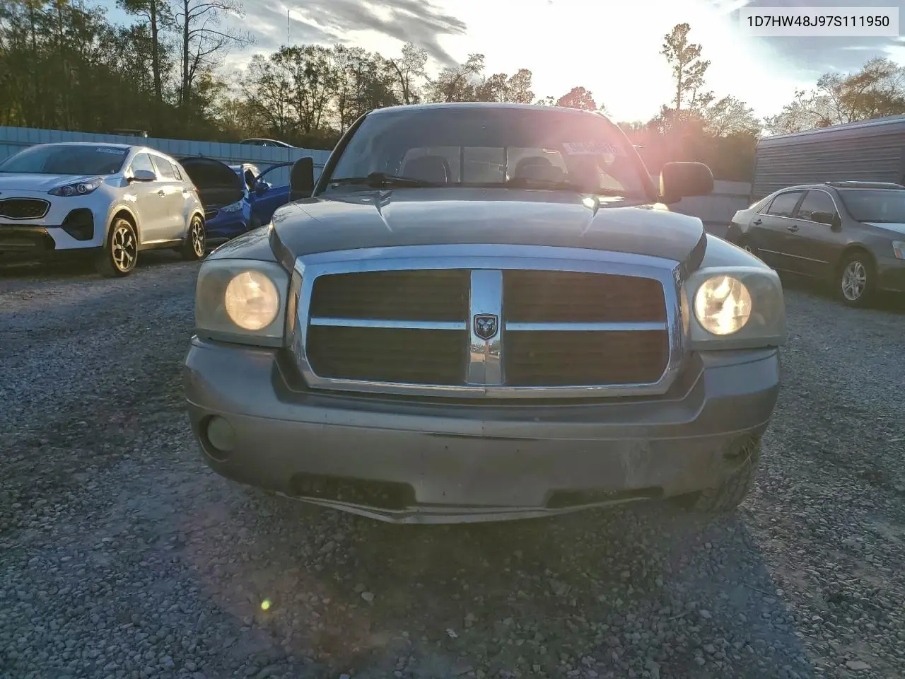 1D7HW48J97S111950 2007 Dodge Dakota Quad Slt