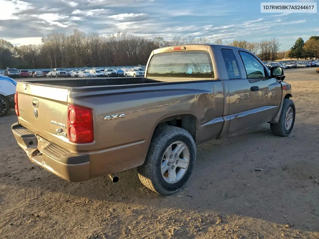 1D7RW3BK7AS244617 2010 Dodge Dakota Sxt