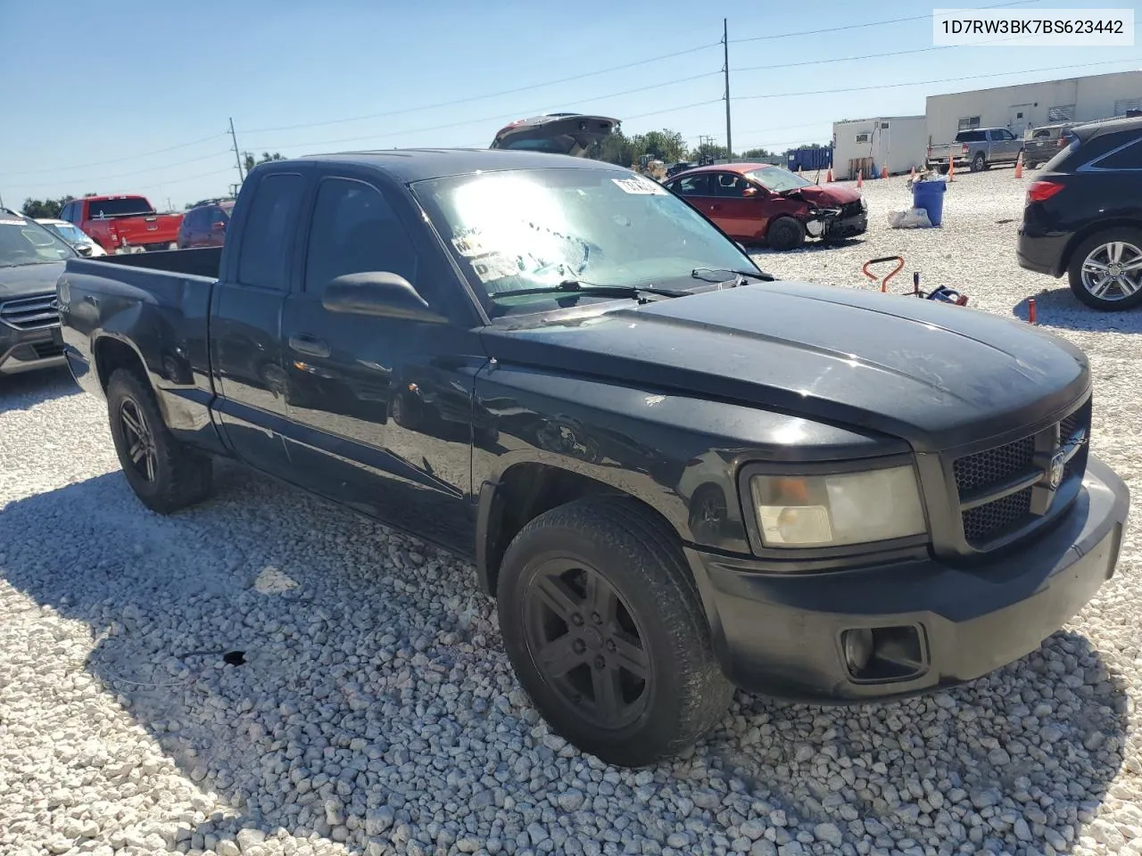 1D7RW3BK7BS623442 2011 Dodge Dakota Slt