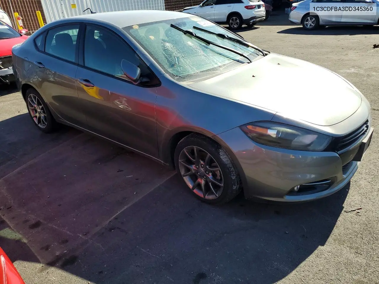 1C3CDFBA3DD345360 2013 Dodge Dart