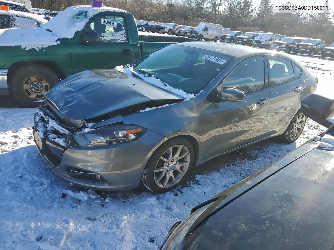 1C3CDFBA0DD150011 2013 Dodge Dart Sxt