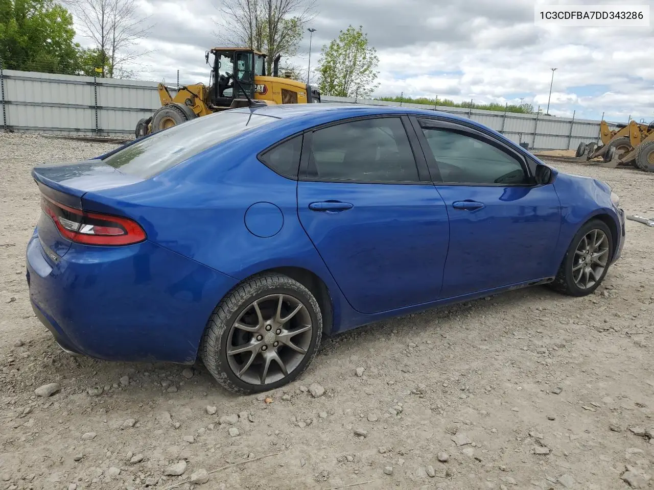 2013 Dodge Dart Sxt VIN: 1C3CDFBA7DD343286 Lot: 57573145