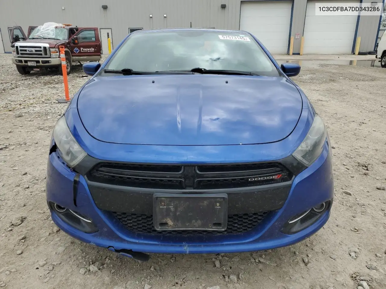 2013 Dodge Dart Sxt VIN: 1C3CDFBA7DD343286 Lot: 57573145