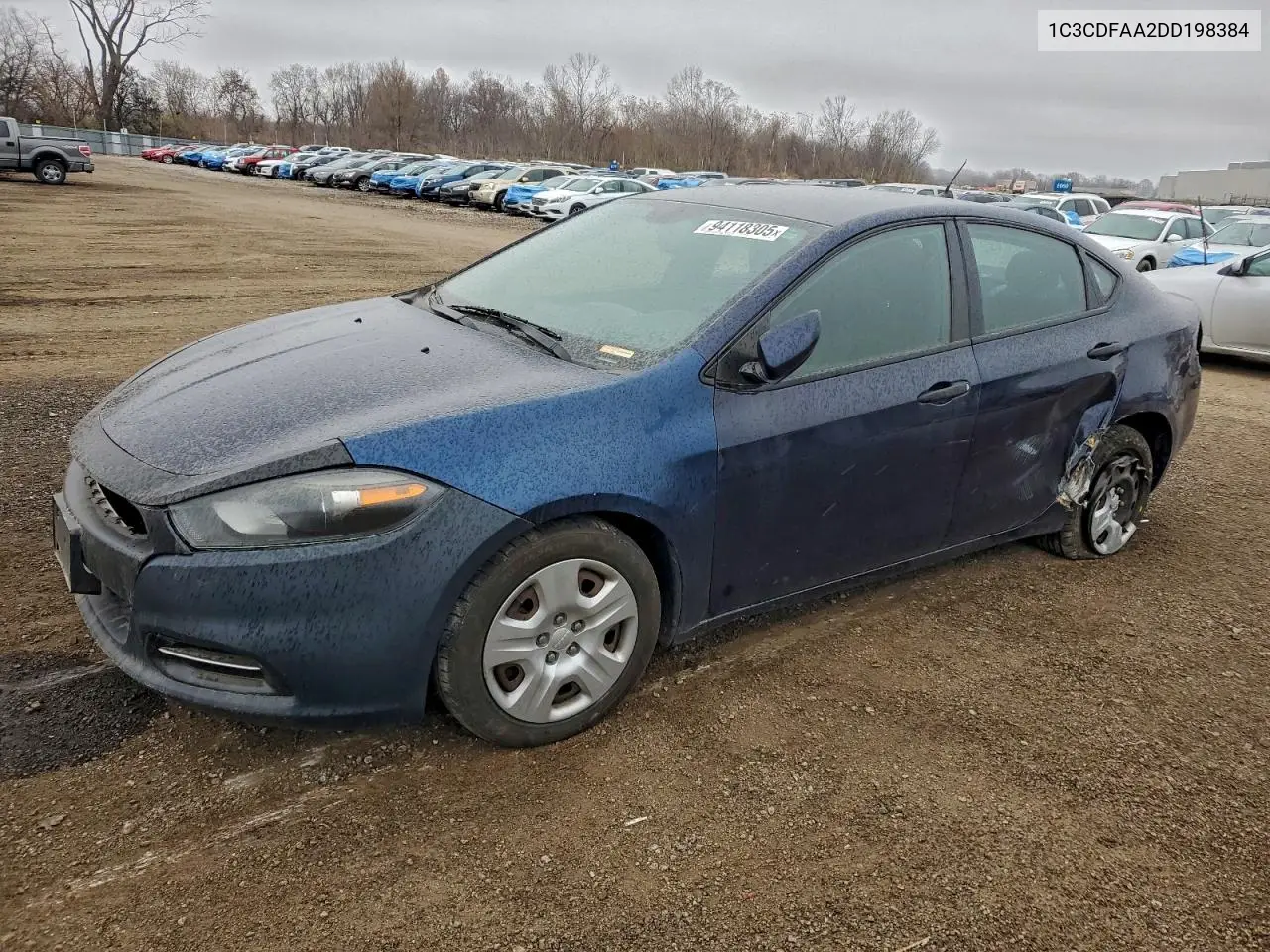 1C3CDFAA2DD198384 2013 Dodge Dart Se