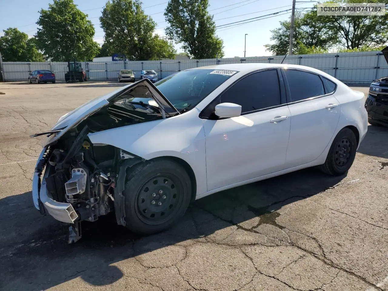 1C3CDFAA0ED741782 2014 Dodge Dart Se