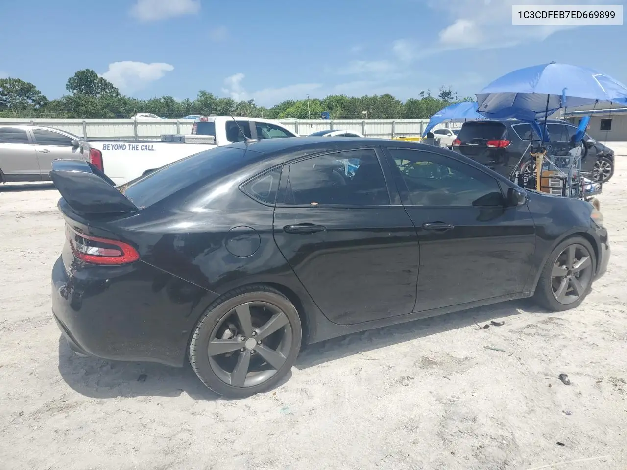 2014 Dodge Dart Gt VIN: 1C3CDFEB7ED669899 Lot: 60638565