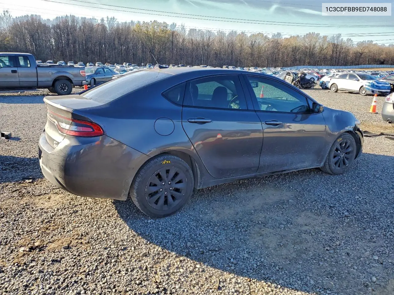 1C3CDFBB9ED748088 2014 Dodge Dart Sxt