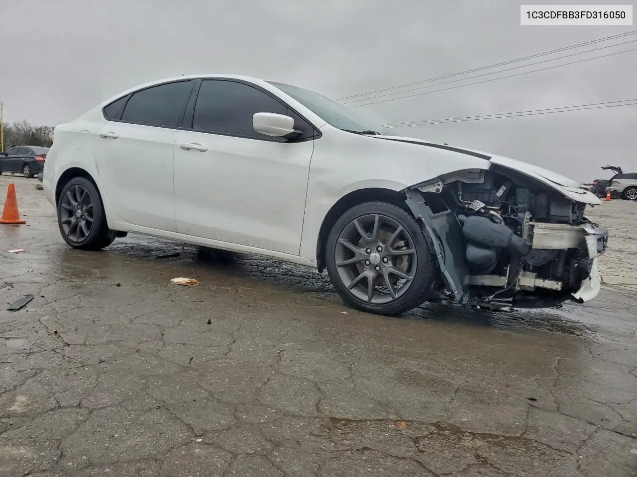 1C3CDFBB3FD316050 2015 Dodge Dart Sxt