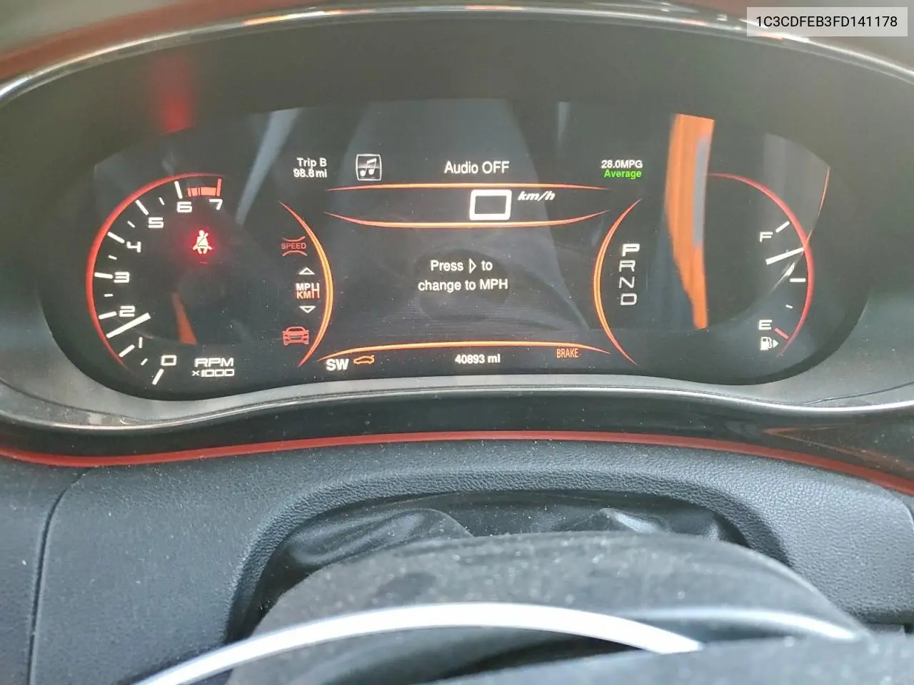 1C3CDFEB3FD141178 2015 Dodge Dart Gt